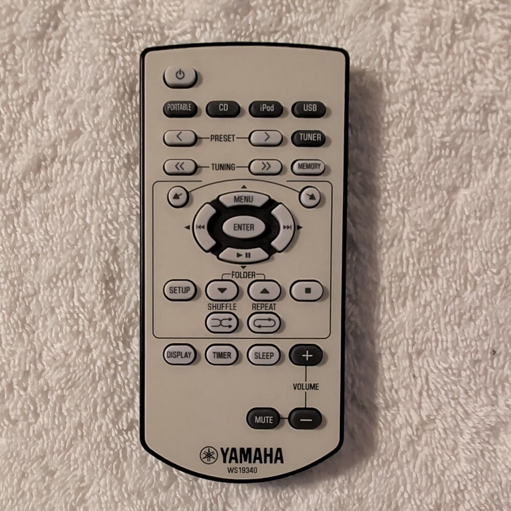 Original OEM Genuine Yamaha WS19340 Remote Control CD Receivers Micro Systems